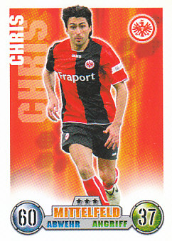 Chris Eintracht Frankfurt 2008/09 Topps MA Bundesliga #117
